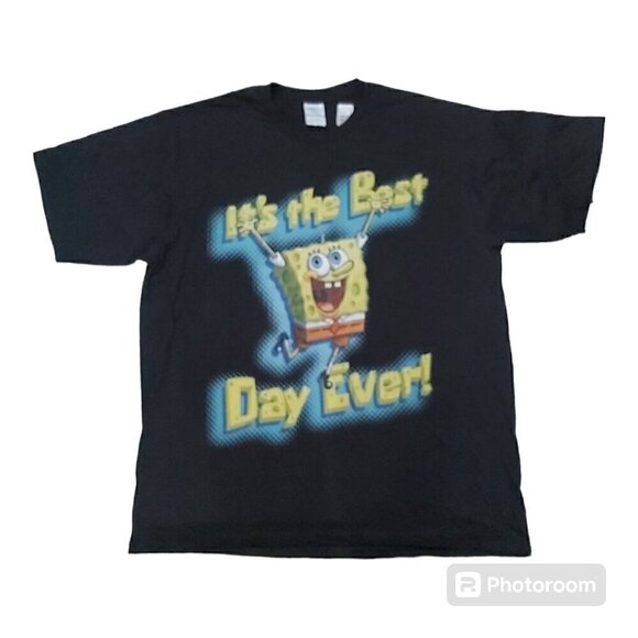 Port & Company Other - SpongeBob SquarePants "It's the Best Day Ever" 100% Cotton Graphic T-Shirt, XL